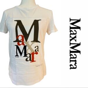 MaxMara Cotton Logo T-Shirt -S